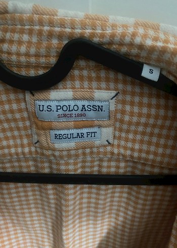 U.S Polo Assn. Bej Kadın Pamuklu Uzun Kollu Gömlek