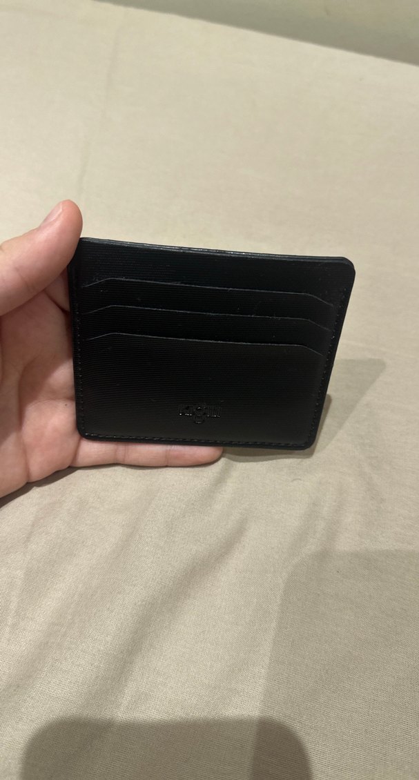 Siyah Deri erkek Cüzdanı Velcro Kapamalı - Görsel 3