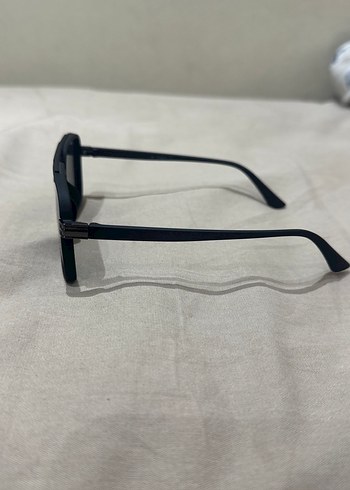 Siyah Minimalist erkek Güneş Gözlüğü - Görsel 3