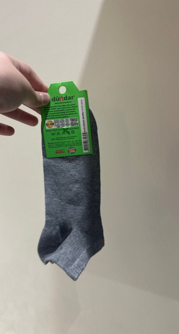 Gri Dündar Plus Erkek Çorap - Görsel 2