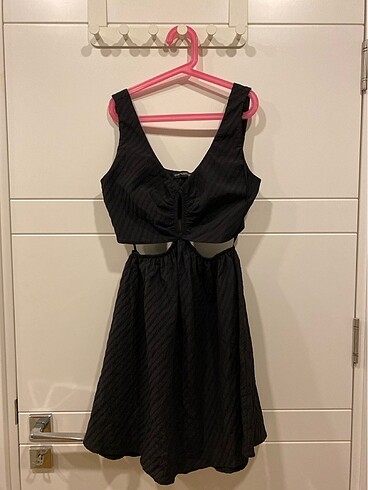 Siyah mini elbise