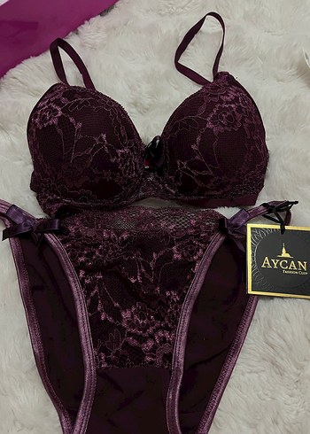 Penti Bordo Dantelli Mini Bohem Sütyen Takımı