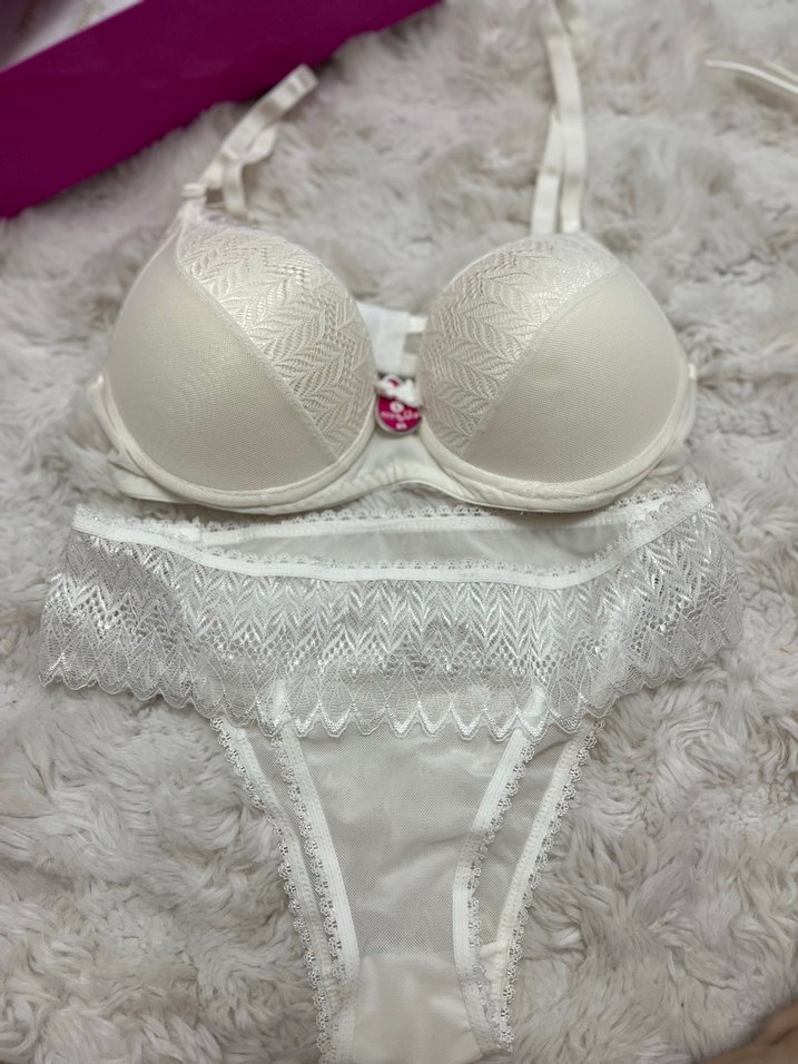 Beyaz Mini Bohem Dantelli Sütyen - Görsel 2