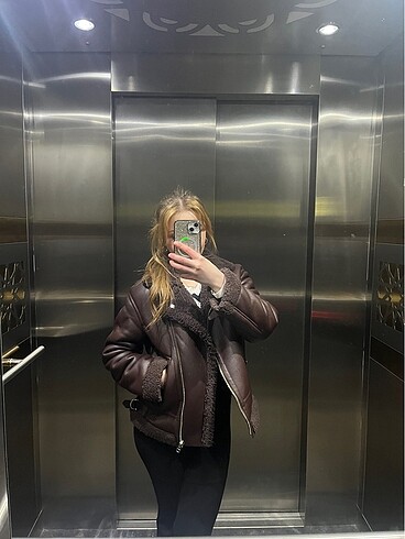 Bershka biker ceket mont