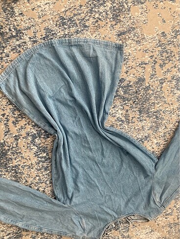 LCW dress kot midi elbise