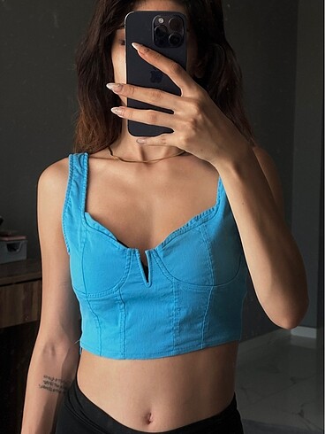 Dilvin marka korse crop