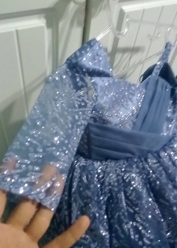 Çocuk kabarık gelinlik  - Görsel 2