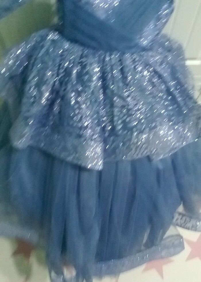 Çocuk kabarık gelinlik  - Görsel 5