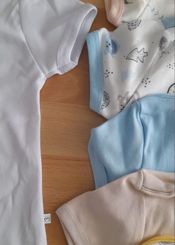 Bebek Erkek Pamuklu Kısa Kollu Body - Görsel 2