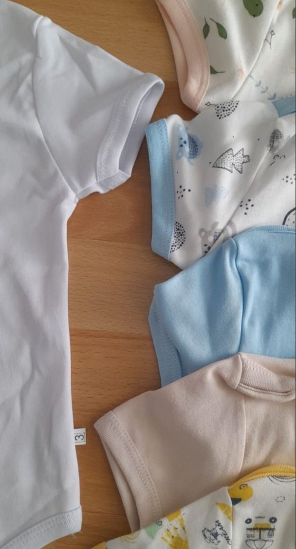 Bebek Erkek Pamuklu Kısa Kollu Body - Görsel 2