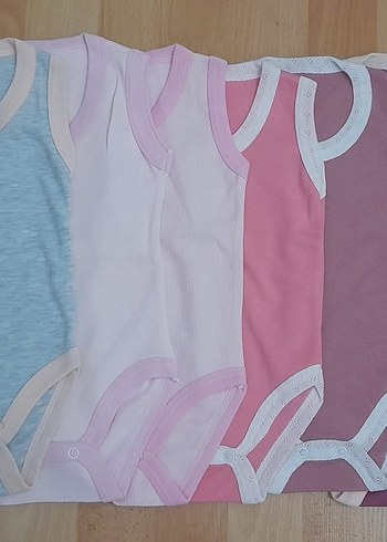 Kolsuz Bebek Kız Body Seti, Çok Renkli - Görsel 2