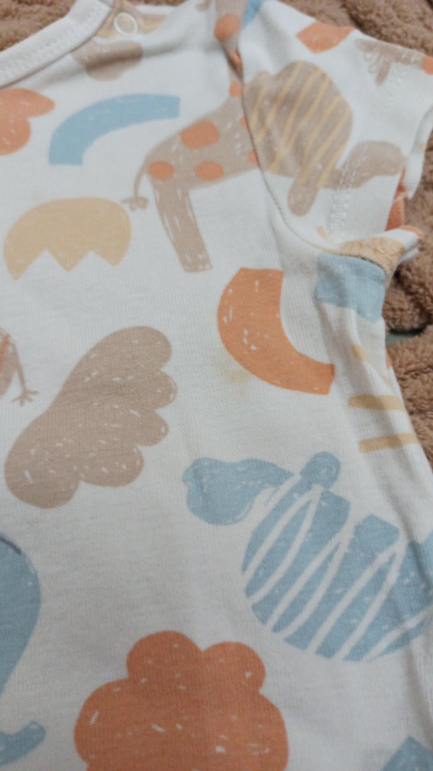 Desenli Kısa Kollu Erkek Bebek Body - Görsel 3