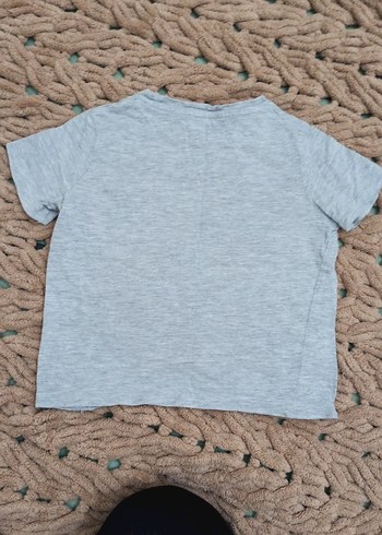 H&M Gri Erkek Çocuk Kısa Kollu Tişört