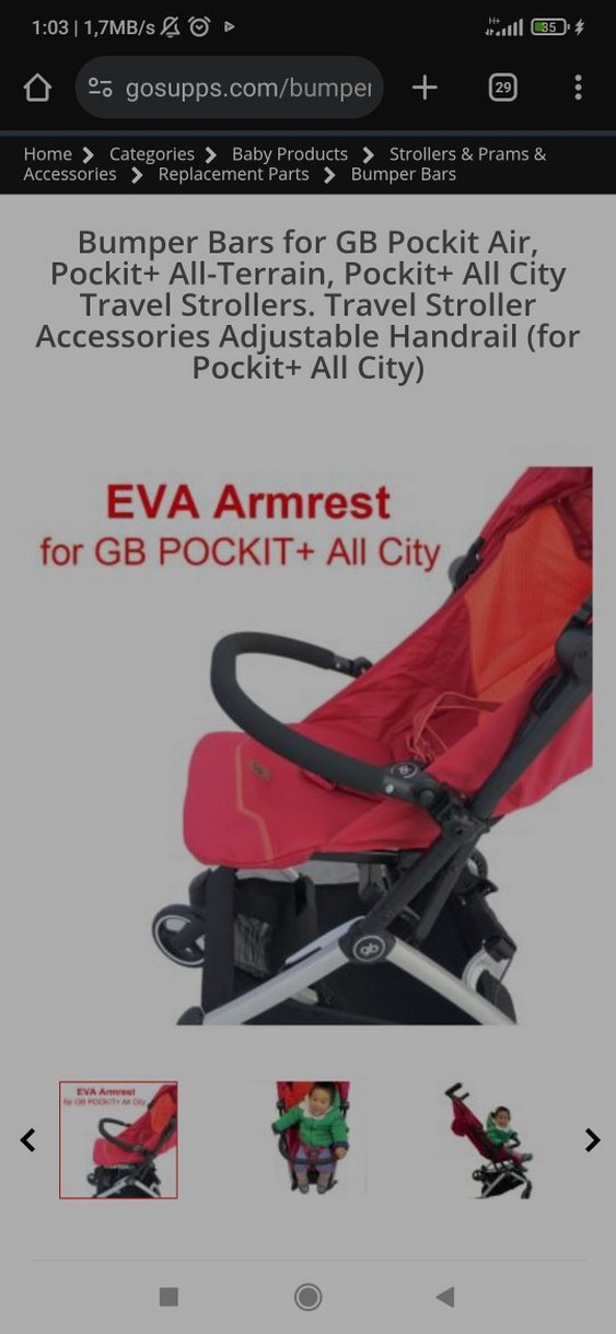 cybex All City & Libelle Ayarlanabilir Seyyar Ön Bar - Görsel 4