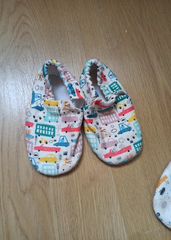 Renkli Baskılı Erkek Bebek Botları Velcro - Görsel 5