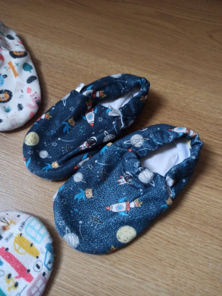 Renkli Baskılı Erkek Bebek Botları Velcro - Görsel 3