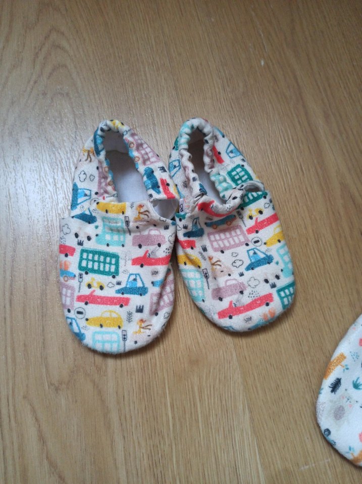 Renkli Baskılı Erkek Bebek Botları Velcro - Görsel 5