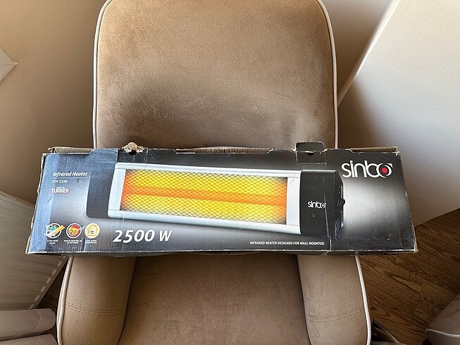 Sinbo sıfır elektrikli soba 2500w