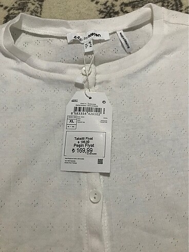 xl Beden beyaz Renk Koton Hırka Dar kalıptır s/m beden olur