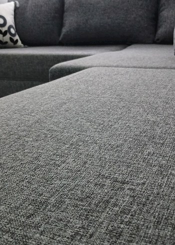 Gri Modern L köşe koltuk takımı - Görsel 7