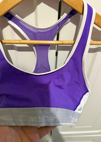 Mor Sporcu Sütyeni Calvin Klein - Görsel 2