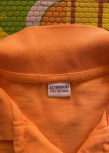 Turuncu Erkek Çocuk Polo Tişört - Görsel 2