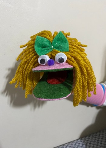 Renkli Yün Saçlı Kukla Oyuncak - Görsel 2