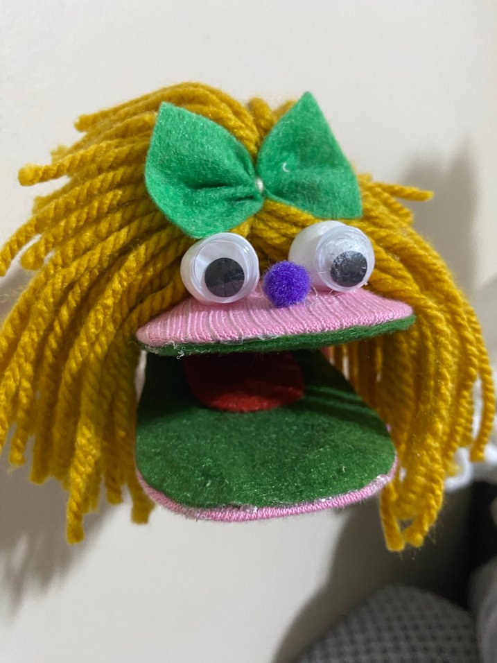 Renkli Yün Saçlı Kukla Oyuncak - Görsel 4