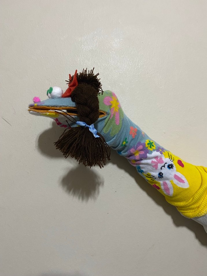 Renkli Peluş El Kuklası - Görsel 5