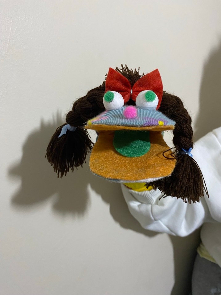 Renkli Peluş El Kuklası - Görsel 2