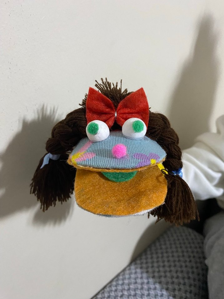 Renkli Peluş El Kuklası - Görsel 4