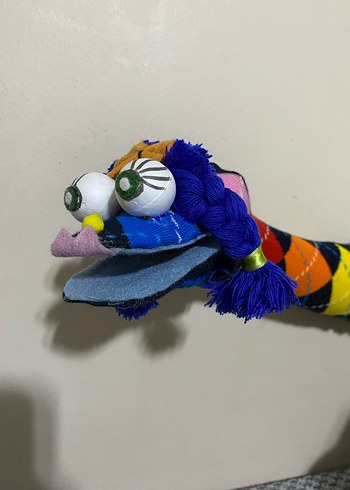 Renkli Peluş Kukla Oyuncak - Görsel 4