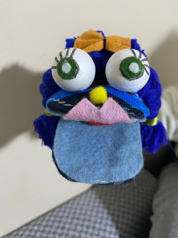 Renkli Peluş Kukla Oyuncak - Görsel 2