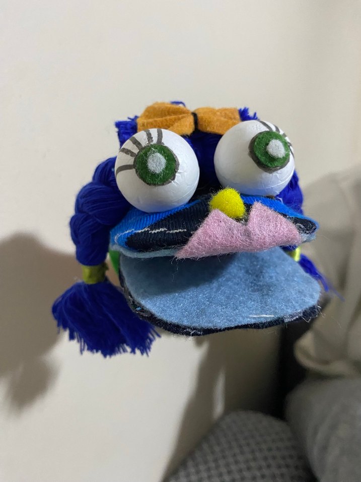 Renkli Peluş Kukla Oyuncak - Görsel 3