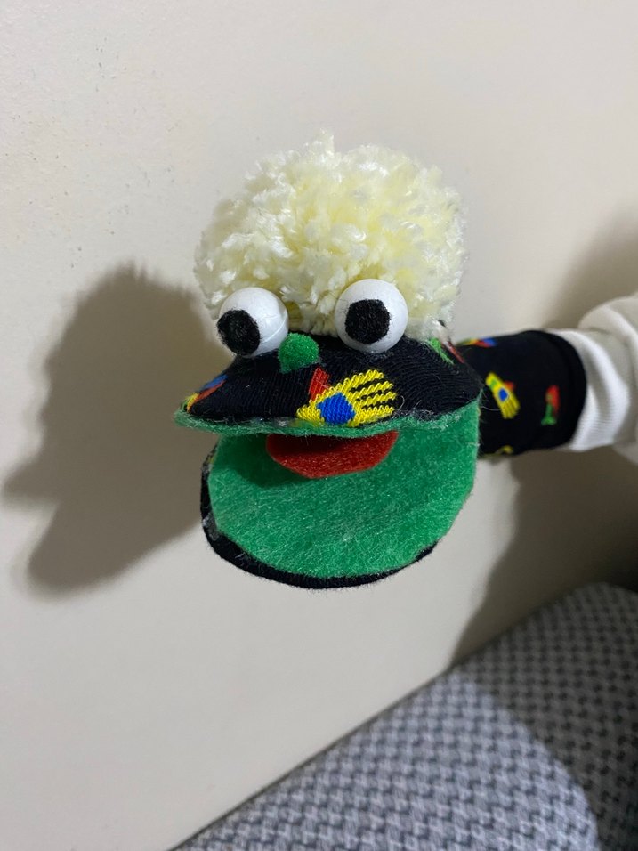 Renkli Peluş Kukla Oyuncak - Görsel 3