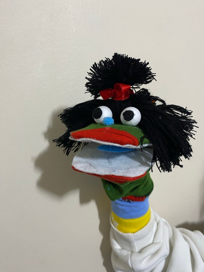 Renkli Peluş Kukla Oyuncak - Görsel 2