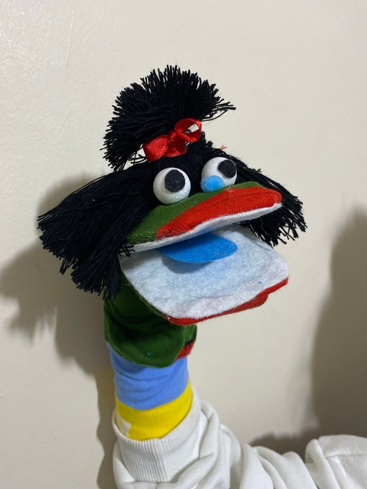 Renkli Peluş Kukla Oyuncak - Görsel 3