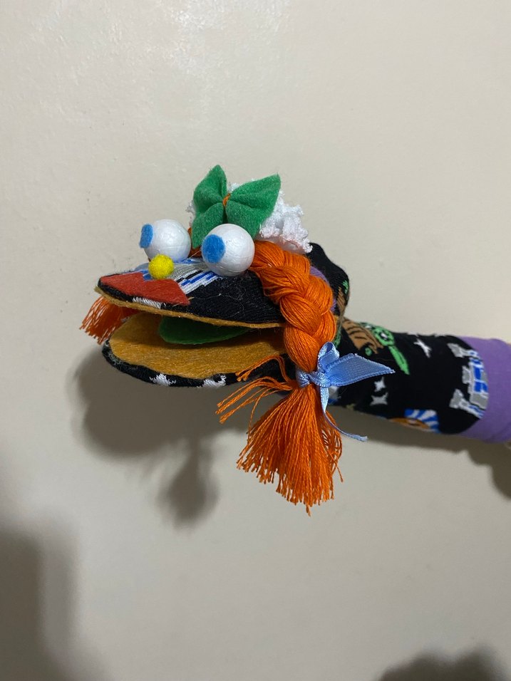 Renkli El Yapımı kukla Bebek - Görsel 2