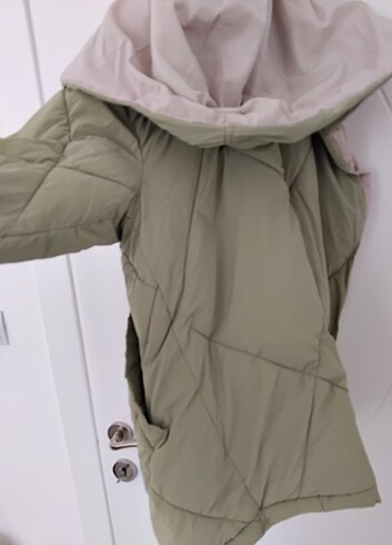 m Beden Bershka mint yeşili mont 