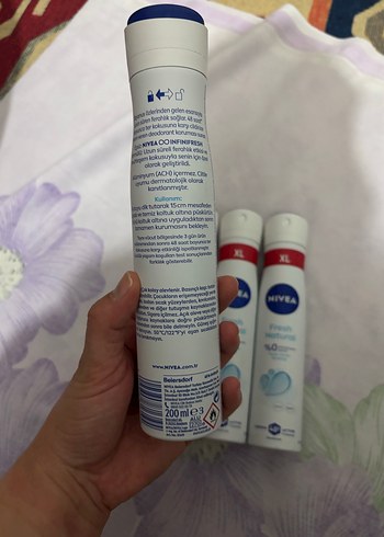 Nivea Fresh Natural Kadın Deodorant XL 48 Saate Kadar - Görsel 2