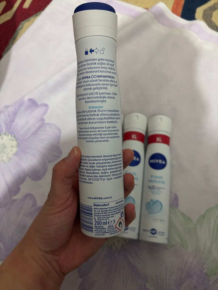Nivea Fresh Natural Kadın Deodorant XL 48 Saate Kadar - Görsel 2