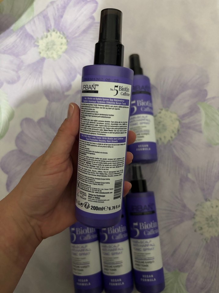 Urban 5 Biotin Kafein Saç Spreyi 150 ml - Görsel 3