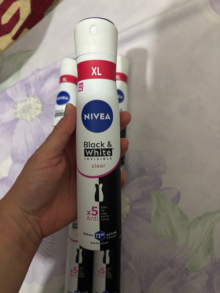NIVEA Black & White Kadın Deodorant XL - Görsel 3