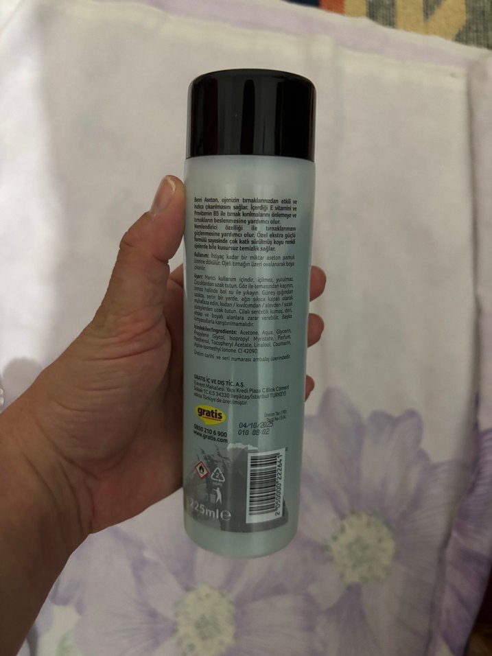 Benri Aseton 225 ml Oje Sökücü - Görsel 2