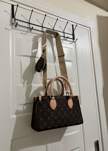 Louis Vuitton Kahverengi Deri Kadın Omuz Çantası