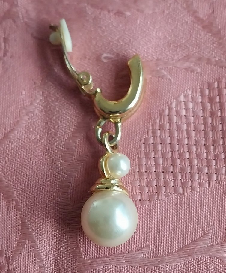 vintage klipsli küpe. - Görsel 2