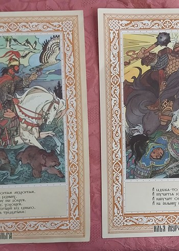 4 adet eski Sovyet posteri. - Görsel 2