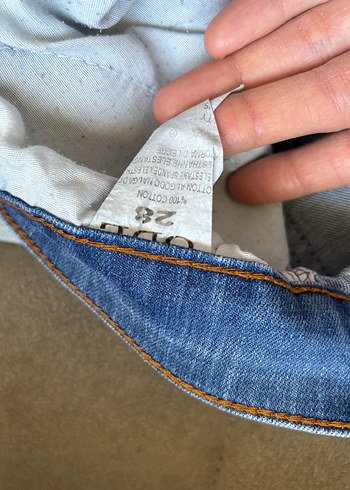 s Beden mavi Renk Rahat Kesim Kadın Kot Pantolon