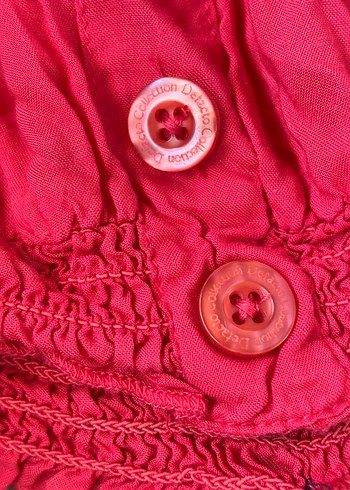 Pembe Drapeli şortlu tulum - Görsel 4