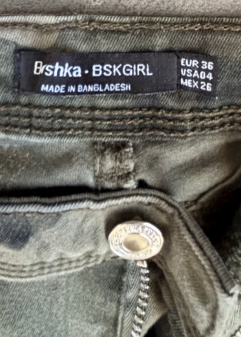 Asker yeşili Jean